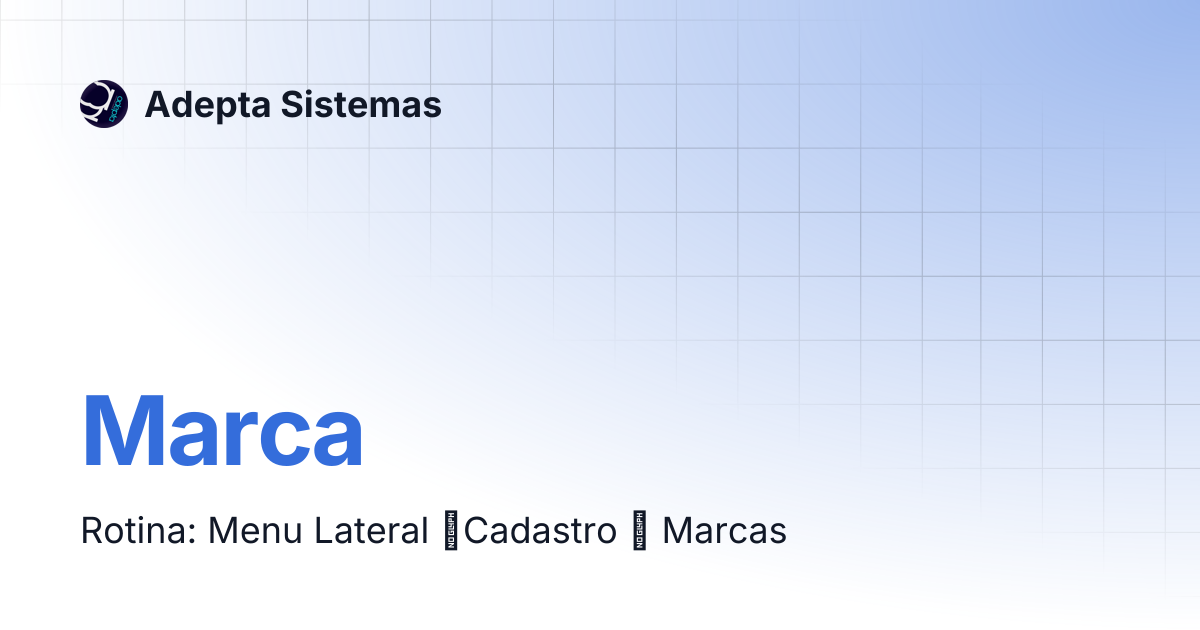 Marca | Moderno WEB | Adepta Sistemas